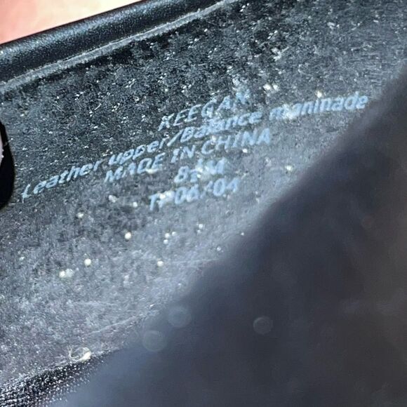 Liz Claiborne flex black leather square toe Keegan pumps size 8.5 - Picture 8 of 11